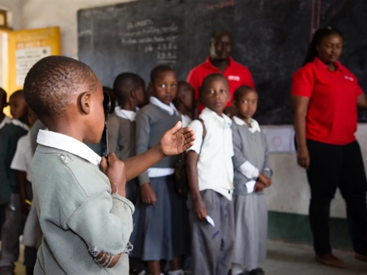 Tanzanian School Eye Exam