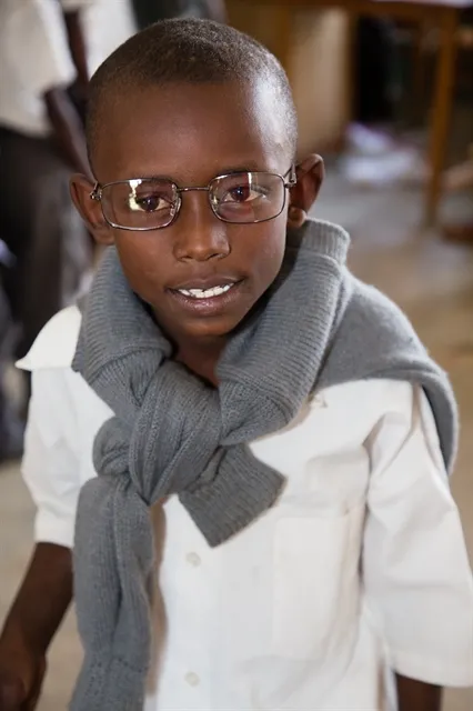 Tanzanian School Clinic student